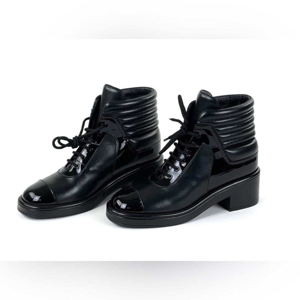 Chanel Black Ankle Boots